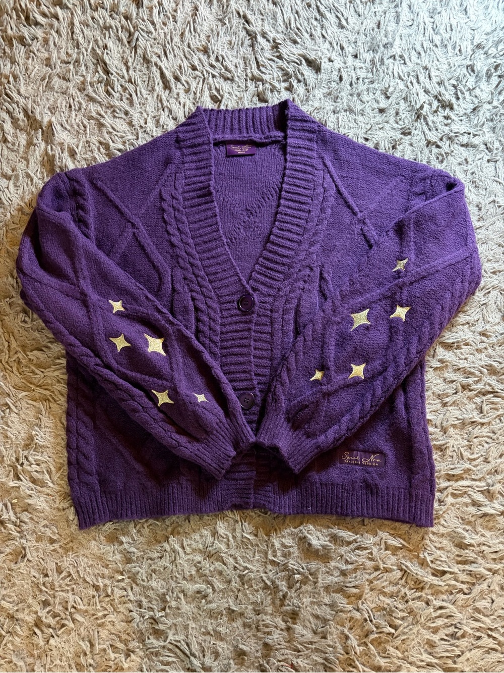 Authentic Taylor Swift Speak Now cardigan sz MD/LG